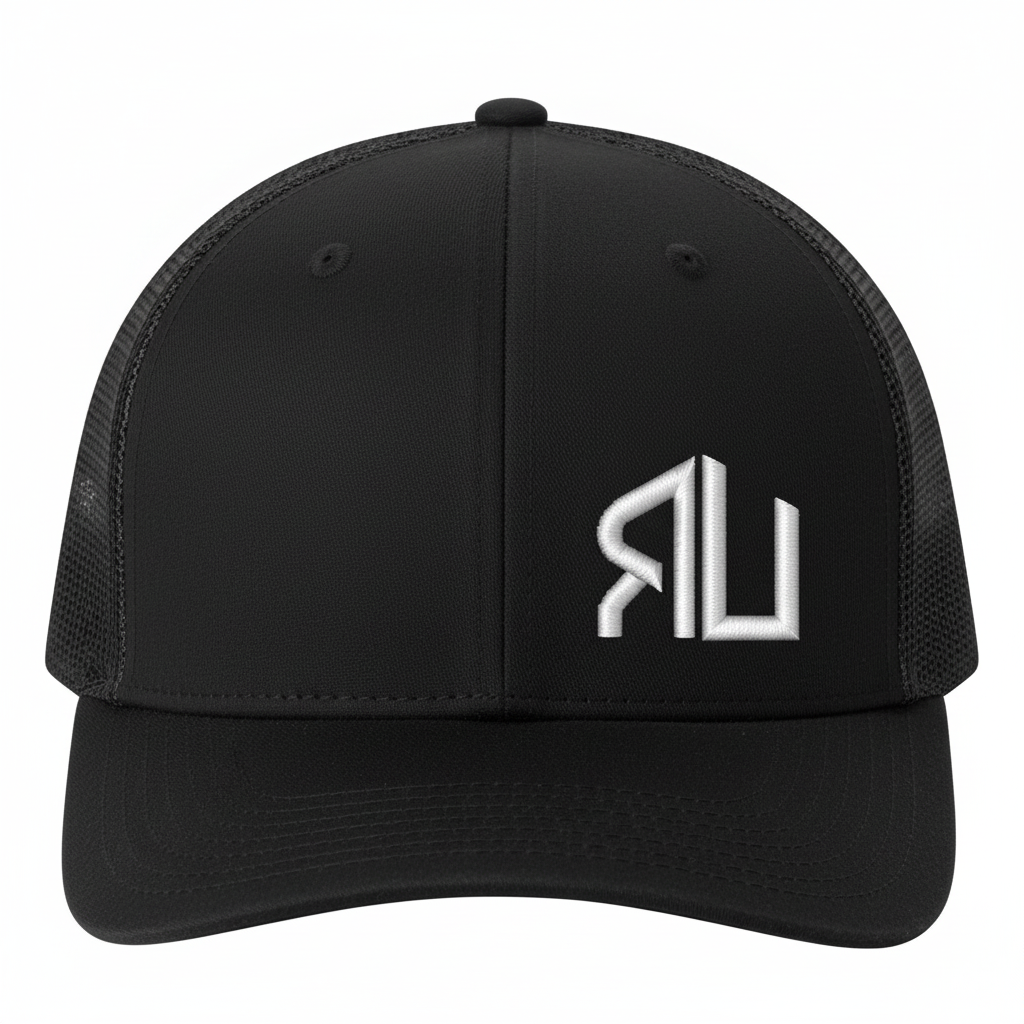 Black hat with white RU logo